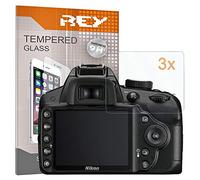 [Lot de 3] Verre Trempé pour Nikon D3100 - D3200 - D3300 - D3400 - D3500, Protecteur d'écran qualité supérieure