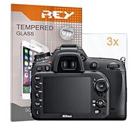 [Lot de 3] Verre Trempé pour Nikon D7100 - D7200 - D6100 - D800 - D750 - D610 - D600 - D580, Protecteur d'écran qualité supérieure