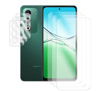 Lot de 3 Verre trempé pour Oppo A5 4G 2025 CPH2727 6.67""+ lot de 3 Verre trempé Protecteur d'objectif camera arrière - Visiodirect -
