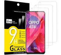 Lot de 3, Verre Trempé pour Oppo A54 5G, Oppo A74 5G, Film Protection écran efficace contre les Rayures - sans Bulles