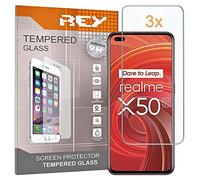 [Lot de 3] Verre Trempé pour Oppo REALME X50 Pro 5G - Oppo REALME 6 - REALME V15 - Oppo RENO6 - RENO8 - REALME 10 4G, Protecteur d'écran qualité supérieure