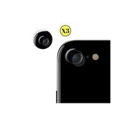 PHONILLICO Protection Caméra Lentille Appareil Photo Arrière pour iPhone 8 / iPhone 7 [Lot de 3] Verre Trempe Film Protection Anti Rayure