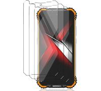 Lot De 3 Verres Trempés Pour Doogee V40 Pro - 9h Anti-Rayures, Hd 98% Transparence, Revêtement Oléophobe, Compatible Coques (Zone Plate)