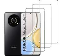 Lot De 3 Verres Trempés Pour Honor Magic4 Lite 5g - Dureté 9h, Anti-Rayures Et Sans Bulles, Clarté Hd 99% & Toucher Ultra-Sensible, Bords 3d Incurvés, Revêtement Oléophobe/Hydrophobe, Compatible Coque