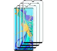 Lot De 3 Verres Trempés Pour Huawei P30 Pro ¿ Couverture 3d Intégrale, Dureté 9h Anti-Rayures, Revêtement Oléophobe, Pose Sans Bulles, Haute Transparence