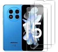 Lot De 3 Verres Trempés Pour Ulefone Note 15 ¿ 9h Anti-Rayures, Ultra-Fin, 99% Transparence, Revêtement Oléophobe