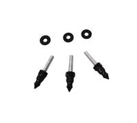 Lot de 3 vis de garniture de pare-brise de moto, vis de bande de pare-brise pour voyageurs, boulons de fixation de pare-brise de rechange pour pièces de carénage de vélo (noir)