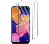 Lot De 3 Vitres En Verre Trempé Pour Samsung Galaxy A10 ¿ 9h Anti-Rayures, Anti-Traces, Sans Bulles, Ultra-Fin 0,33 Mm Hd, Bords 2.5d Compatible Coque