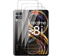 Lot De 3 Vitres Trempées Pour Realme 8i - 9h Dureté, 0,33 Mm Ultra Hd, Anti¿Rayures, Sans Bulles, Anti¿Traces, Installation Facile, Compatible Coque