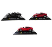 - Lot de 3 Voitures 1/43 : Compatible avec Ferrari LaFerrari + 812 Superfast + Portofino Ixo pour Editions Salvat - LSC10 - SC1+6+8