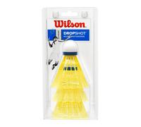 Lot de 3 volants Wilson Dropshot Jaune TU