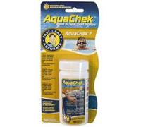 Lot de 3 X 50 bandelettes d'analyse pour piscine ou spa - 7 en 1 - Aquachek Blanc G