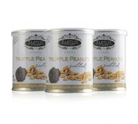 Lot de 3 x 60g Cacahuètes Salées à la Truffe Noire - Tartufi Jimmy | Snack Gourmet Italien au Tartufo Nero | Arachides Croquantes et Aromatisées pour Apéritif et Dégustations - Made in Italy