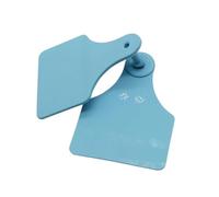 Lot de 30/100 étiquettes d'oreilles en TPU double face pour bovins et cochons (bleu, 100 pièces)