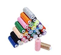 Lot de 30/60 bobines de fil en polyester de couleurs assorties pour matelassage, couture à la main, broderie faite à la main, pour la fabrication de cartes