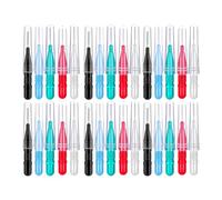 Lot de 30/60 pinceaux à sourcils et cils avec poils - Accessoire de beauté - Soin pour application précise du maquillage