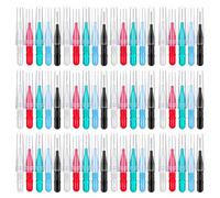 Lot de 30/60 pinceaux à sourcils et cils avec poils - Accessoire de beauté - Soin pour application précise du maquillage