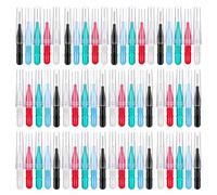 Lot de 30/60 pinceaux à sourcils et cils avec poils - Accessoires de beauté - Toilettage des sourcils pour une application précise du maquillage - Brosse de plastification des sourcils
