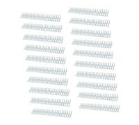 Lot de 30 anneaux de reliure pour documents en polypropylène Bleu 12 mm | Pages de projet, utilisation de l'organisation du bureau, enregistrements