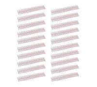Lot de 30 anneaux de reliure pour documents en polypropylène Violet 12 mm | Pages de projet, utilisation de l'organisation du bureau, enregistrements