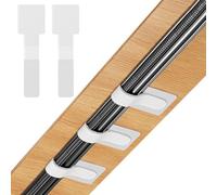 Lot de 30 attaches auto-adhésives auto-agrippantes pour câbles | Organisateur de cordons multi-usages pour la maison, le bureau, l'organisation des câbles réglable