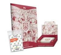 Lot de 30 autocollants à collectionner FC Bayern Munich - 125 ans - 1 présentoir (30 sachets) + album de collection + pochettes collect-it exclusives