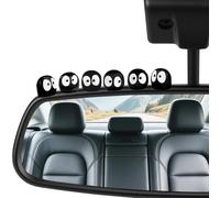 Lot de 30 autocollants lumineux pour rétroviseur et tableau de bord - Décoration de voiture phosphorescente - Noir