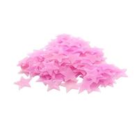 Lot de 30 autocollants muraux fluorescents phosphorescents pour chambre d'enfant Motif flocon de neige Étoiles Lumineux Lumineux Autocollant Couleur Décoration, Multicolore, Chine