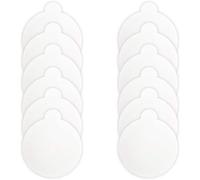 Lot de 30 autocollants ronds pour pièges à puces - Pour cuisine, salon, chambre à coucher, jardin, maison pour animaux de compagnie - Blanc - 18 cm