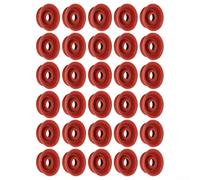 Lot de 30 bagues d'étanchéité pour soupape de vidange entièrement automatique pour machines à café avec composition en silicone de qualité alimentaire