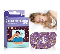 Lot De 30 Bande Buccale pour Dormir Mouth Tape, Patch de Correction de la Respiration Orale, Contre le Ronflement, Développez l'Habitude De La Respiration Nasale, Léger et Respirant