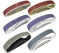 Lot de 30 bandes abrasives de rechange pour aiguiseur de couteaux Ken Onion Edition (WSKTS-KO), grains 80/120/240/400/1000/2500 1,9 x 30,5 cm
