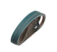 Lot de 30 bandes abrasives en alumine et zircone 9 x 533 mm, grain 40 à 120, for matériaux composites(60-Coarse)