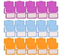 Lot de 30 bandes de cire orthodontique au goût fruits avec étui rangement pour aligneurs porteurs d'appareils dentaires brackets et invisibles