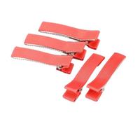 Lot de 30 barrettes à cheveux en métal pour femme, 5 cm Pinces à cheveux à la mode, beaux cheveux Clips à clipser simples pour femme Cheveux épais et fins, rouge A