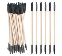 Lot de 30 bâtons de ponçage pour modèles en plastique, bâtons de ponçage à double extrémité pour ongles, brindilles de ponçage, bâtons de polissage pour modèles en plastique, bois Hobby, grain 120/280
