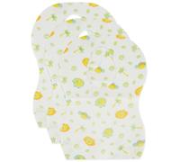 Lot de 30 bavoirs jetables en cellulose 30x blanc avec motifs de jungl TU