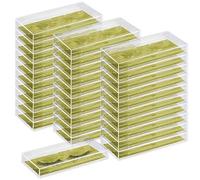 Lot de 30 boîtes à cils personnalisables dorées avec protection d'écran de qualité supérieure