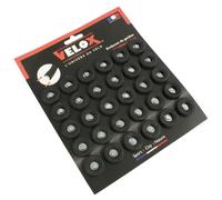 Lot de 30 bouchons de cintre vélo route Velox Vintage Noir