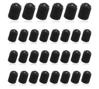 Lot de 30 bouchons de valve universels en plastique pour pneus de voiture, vélo, vélo et moto