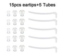 Lot de 30 bouchons d'oreille avec 10 tubes sonores universels pour appareils auditifs Siemens/Resound/Phonak/Oticon/Signia