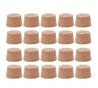 Lot de 30 bouchons en bois en forme de cône pour bouchon de bouteille | Dimensions : 30,5 x 25 x 20 mm, construction en bois, remplacement pour bouteilles de boissons dans les cafés et les hôtels
