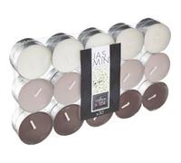 Lot de 30 Bougies Chauffe-Plat Parfumées 3,7cm Jasmin