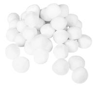 Lot de 30 Boules de Neige artificielles Blanches - Boules de Neige de Noël Douces - Jouets de Neige de Noël pour, Anniversaire, Noël, Thanksgiving, Nouvel an, Entreprises, Bureaux, S