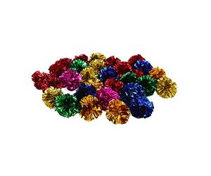 Lot de 30 Boules Froissées en Plastique pour Chat - Jouet Interactif pour Chat - Effet Réfléchissant - Bruissement - Construction Durable - Idéal pour Chatons et Chats Adultes