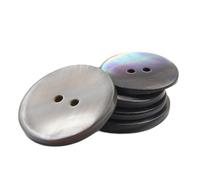 Lot de 30 boutons de 20 mm gris naturel - Boutons de chemise - Boutons de chemise - Cardigans - Boutons de coquillage - Boutons décoratifs - Boutons de bricolage - Boutons de costume - Cardigan -