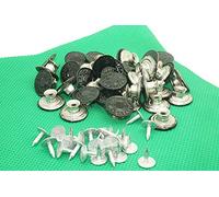 Lot de 30 boutons pression de remplacement pour bretelles en cuir, jean, sac à dos, pantalon - Métal