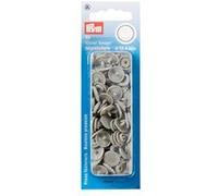 Lot de 30 boutons pression sans couture « Color Snaps » Rond 12,4mm - Prym - certifié Oeko-Tex(...) - Gris clair Gris clair G