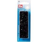 Lot de 30 boutons pression sans couture « Color Snaps » Rond 12,4mm - Prym - certifié Oeko-Tex(...) - Noir Noir G