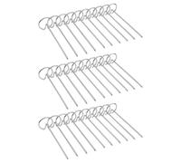 Lot de 30 brochettes de barbecue en acier inoxydable multifonction pour four et friteuse à air comprimé - Support efficace en acier inoxydable